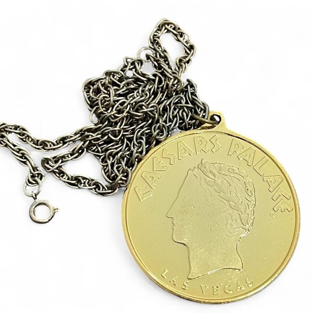 Silver chain necklace with a